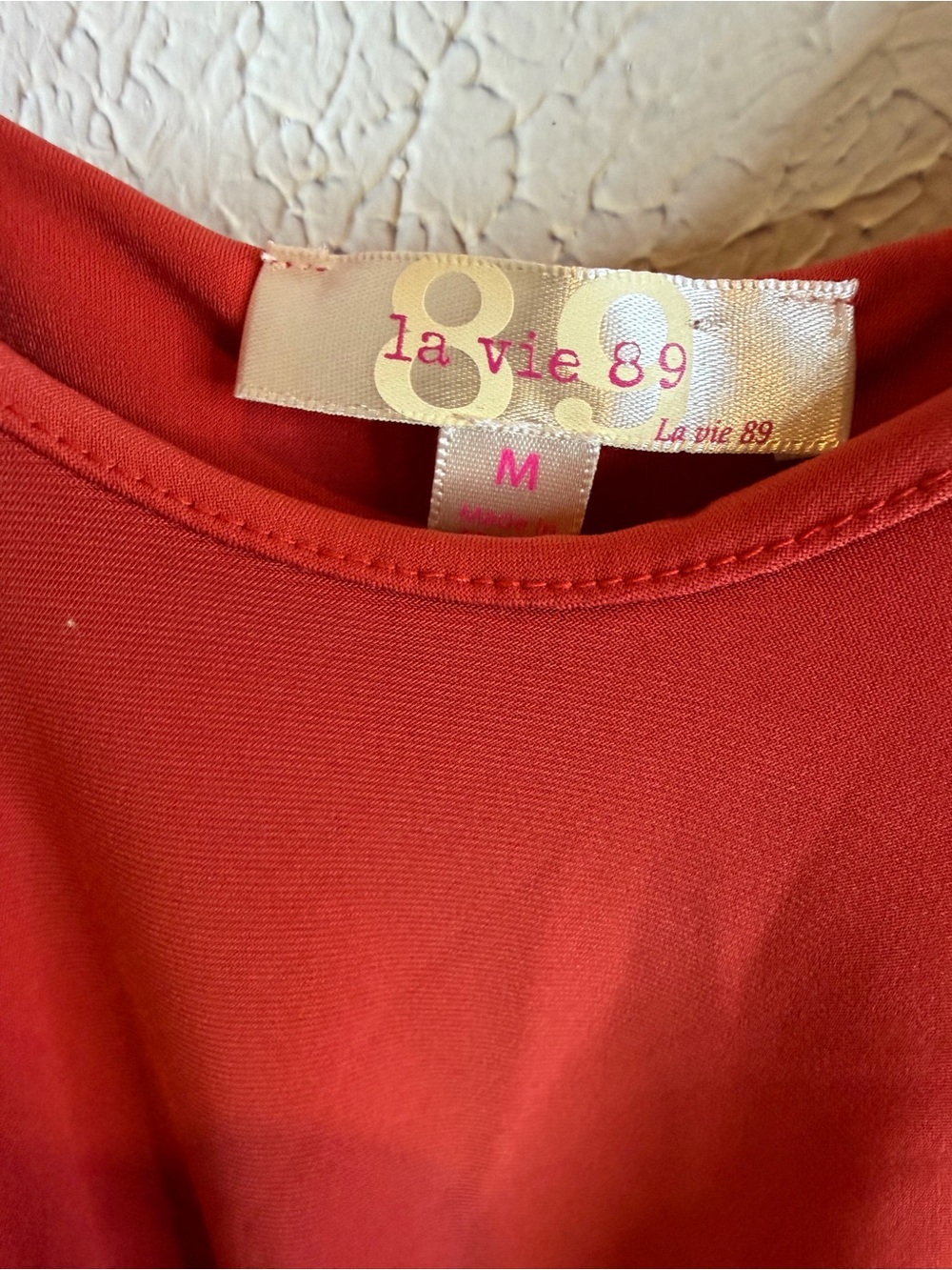 Red  Ruffle One-Piece Tank Bodysuit - Picture 2 of 4
